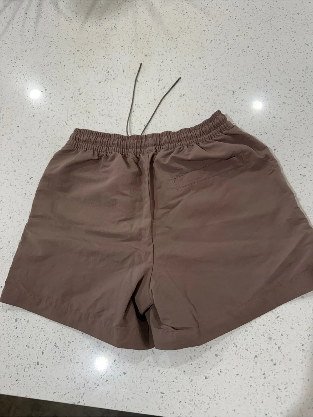 Nike Brown Athletic Shorts with Elastic Waist